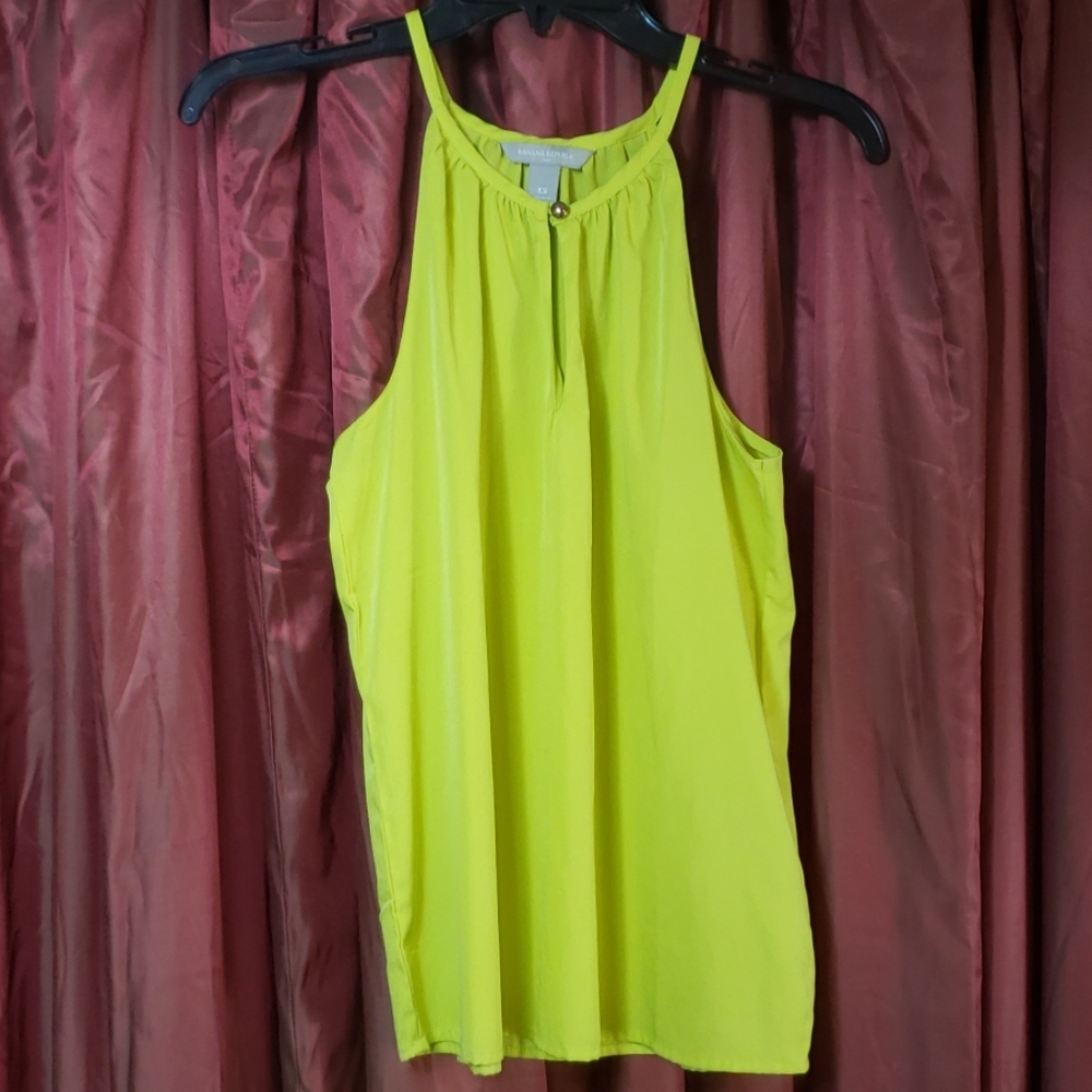 Banana republic yellow tank top